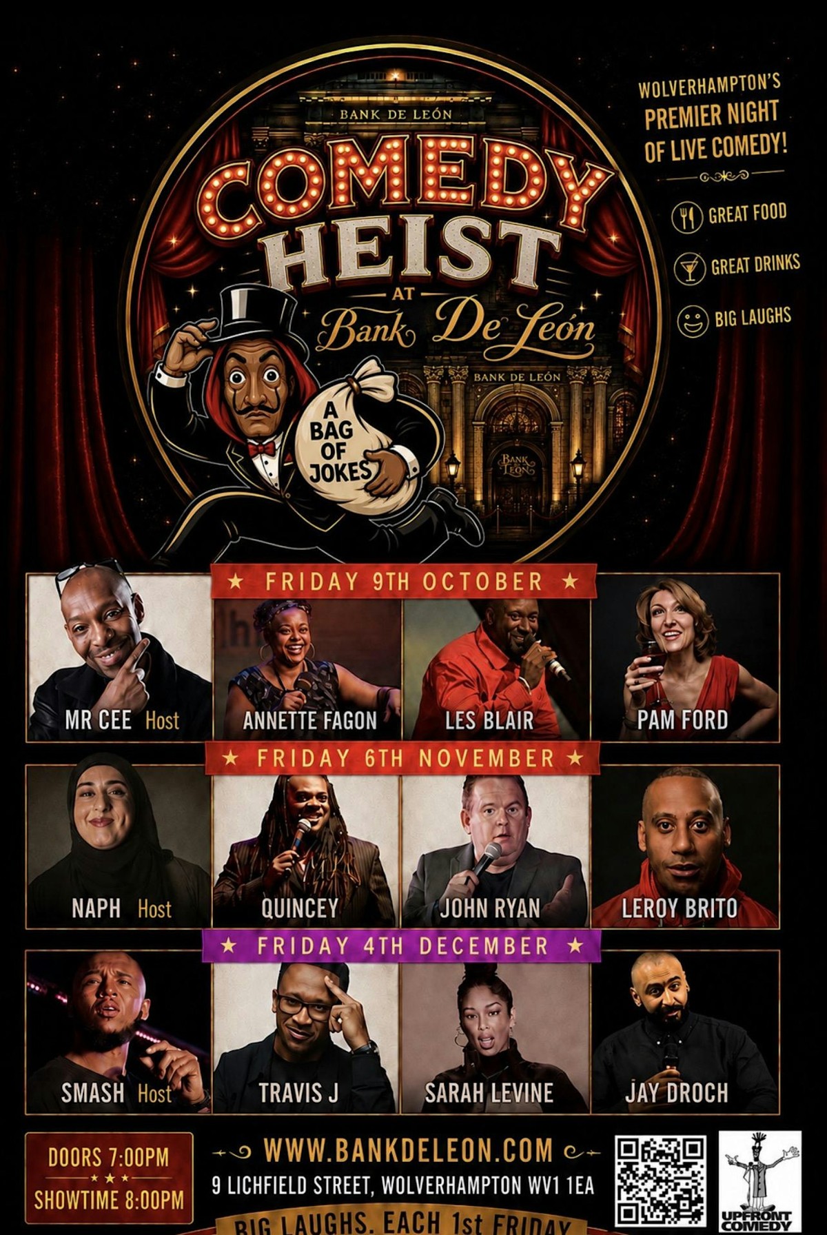 Comedy Heist December