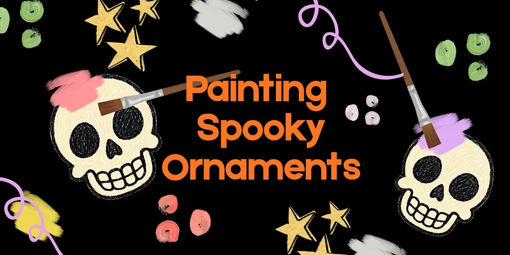Painting Spooky Ornaments