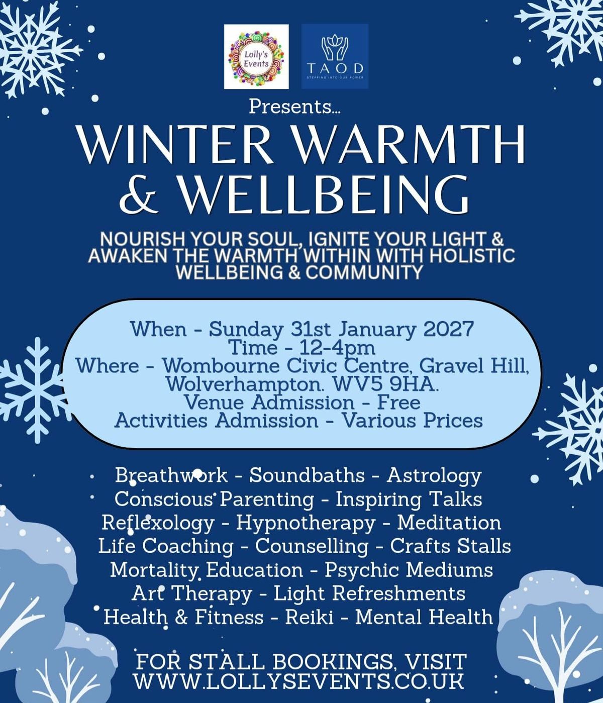 Winter Warmth & Wellbeing Event
