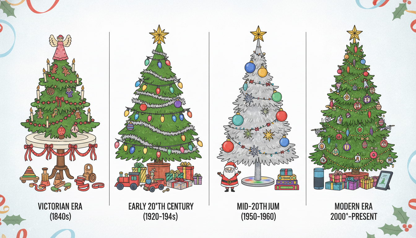 Christmas Decorations Through The Ages