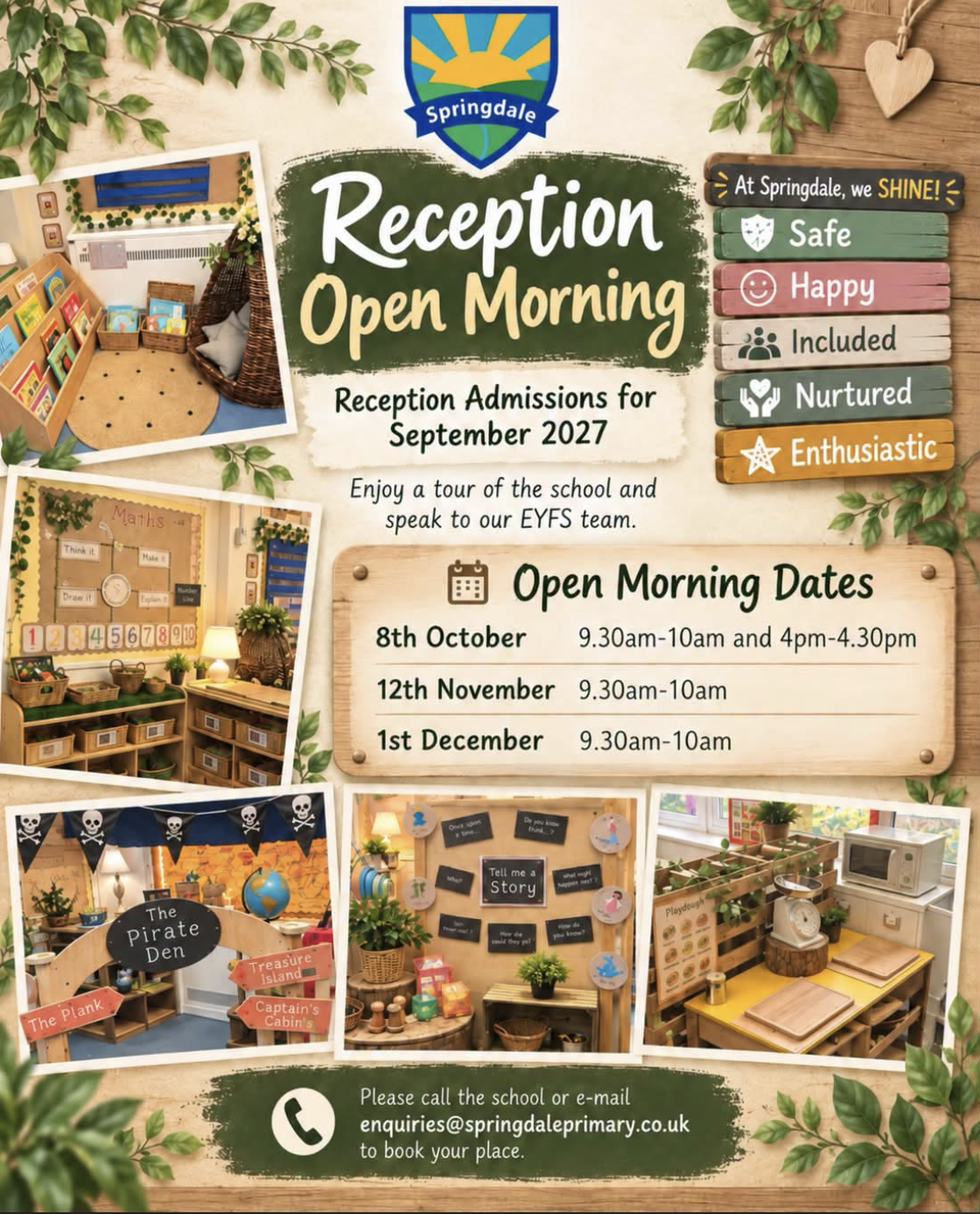 Reception Open Morning