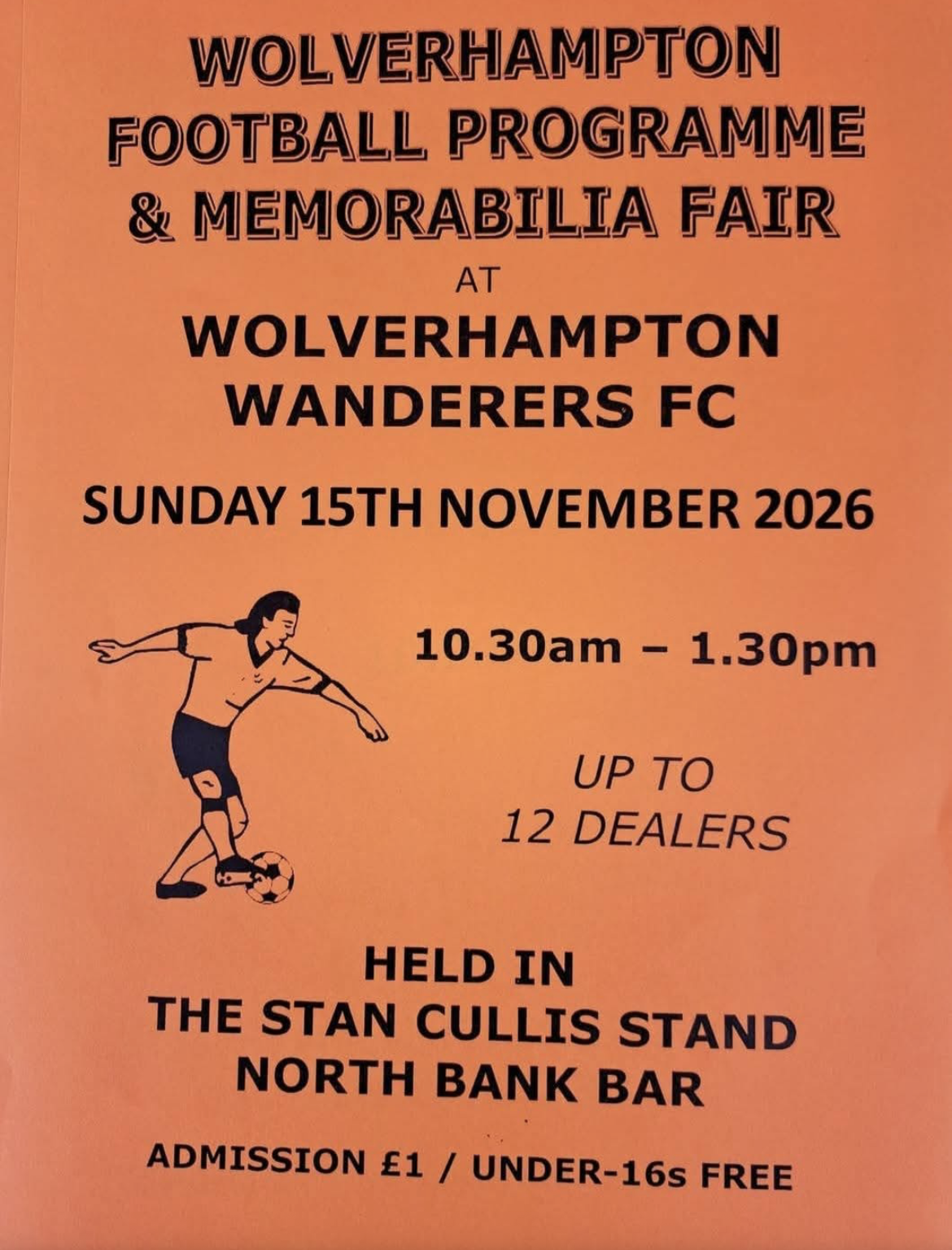 Wolverhampton Football Programme & Memorabilia Fair