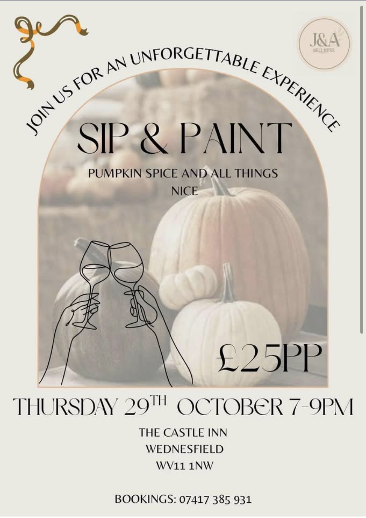 Sip & Paint: Pumpkin Spice and All Things Nice