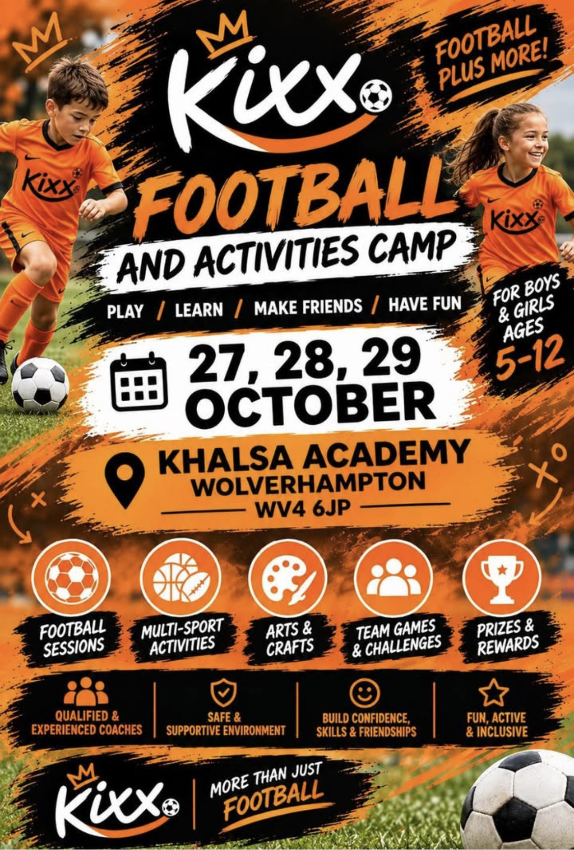 Kixx Football & Activities Camp