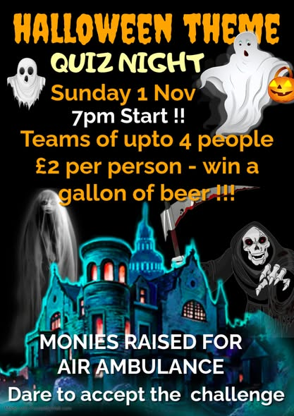 Halloween Theme Quiz Night